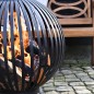 Esschert Design Brasero esfera enrejada acero al carbono negro FF400 Esschert Design Brasero esfera enrejada acero al carbono negro FF400