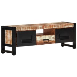vidaXL Mueble de TV madera maciza reciclada 120x30x40 cm