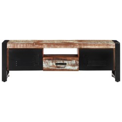 vidaXL Mueble de TV madera maciza reciclada 120x30x40 cm