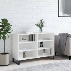 vidaXL Aparador de madera de ingeniería blanco 103,5x35x70 cm