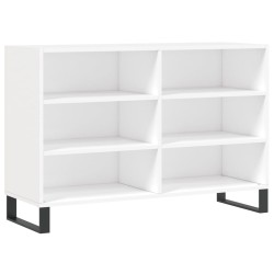 vidaXL Aparador de madera de ingeniería blanco 103,5x35x70 cm