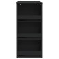 vidaXL Mesa bar estante almacenaje contrachapada negro 102x50x103,5 cm vidaXL Mesa bar estante almacenaje contrachapada negro 102x50x103,5 cm