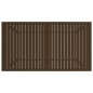 vidaXL Mesa de jardín de acero marrón 140x80x72 cm vidaXL Mesa de jardín de acero marrón 140x80x72 cm