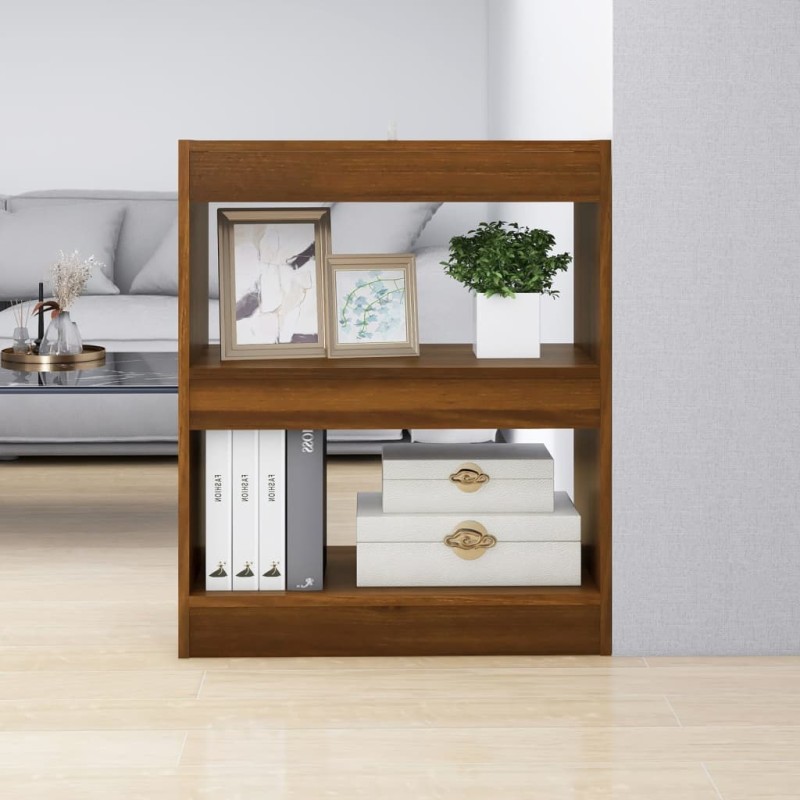 vidaXL Estantería/divisor de espacios color roble marrón 60x30x72 cm vidaXL Estantería/divisor de espacios color roble marrón 60x30x72 cm