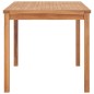 vidaXL Mesa de comedor de jardín madera maciza de teca 140x80x77 cm vidaXL Mesa de comedor de jardín madera maciza de teca 140x80x77 cm