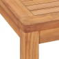 vidaXL Mesa de comedor de jardín madera maciza de teca 140x80x77 cm vidaXL Mesa de comedor de jardín madera maciza de teca 140x80x77 cm