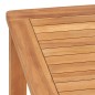 vidaXL Mesa de comedor de jardín madera maciza de teca 140x80x77 cm vidaXL Mesa de comedor de jardín madera maciza de teca 140x80x77 cm