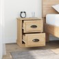 vidaXL Mesita de noche madera contrachapada roble Sonoma 39x39x47,5 cm vidaXL Mesita de noche madera contrachapada roble Sonoma 39x39x47,5 cm
