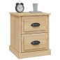 vidaXL Mesita de noche madera contrachapada roble Sonoma 39x39x47,5 cm vidaXL Mesita de noche madera contrachapada roble Sonoma 39x39x47,5 cm