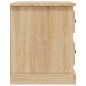 vidaXL Mesita de noche madera contrachapada roble Sonoma 39x39x47,5 cm vidaXL Mesita de noche madera contrachapada roble Sonoma 39x39x47,5 cm