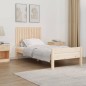 vidaXL Cabecero de cama de pared madera maciza de pino 95,5x3x60 cm vidaXL Cabecero de cama de pared madera maciza de pino 95,5x3x60 cm