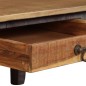 vidaXL Mesa de centro de madera maciza vintage 118x60x40 cm
