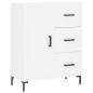 vidaXL Aparador de madera de ingeniería blanco 69,5x34x90 cm vidaXL Aparador de madera de ingeniería blanco 69,5x34x90 cm