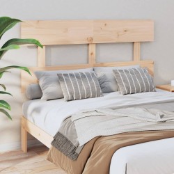 vidaXL Cabecero de cama madera maciza de pino 164x3x81 cm