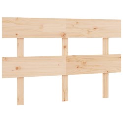 vidaXL Cabecero de cama madera maciza de pino 164x3x81 cm