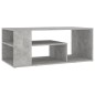 vidaXL Mesa de centro madera de ingeniería gris hormigón 100x50x40 cm vidaXL Mesa de centro madera de ingeniería gris hormigón 100x50x40 cm