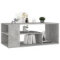 vidaXL Mesa de centro madera de ingeniería gris hormigón 100x50x40 cm vidaXL Mesa de centro madera de ingeniería gris hormigón 100x50x40 cm