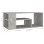 vidaXL Mesa de centro madera de ingeniería gris hormigón 100x50x40 cm vidaXL Mesa de centro madera de ingeniería gris hormigón 100x50x40 cm