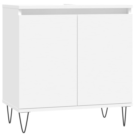 vidaXL Armario de baño madera de ingeniería blanco 58x33x60 cm