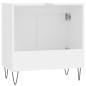 vidaXL Armario de baño madera de ingeniería blanco 58x33x60 cm vidaXL Armario de baño madera de ingeniería blanco 58x33x60 cm