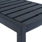 vidaXL Juego de muebles de jardín 3 piezas plástico gris antracita vidaXL Juego de muebles de jardín 3 piezas plástico gris antracita