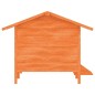 vidaXL Caseta para perros madera maciza de pino marrón 159x120x88,5 cm vidaXL Caseta para perros madera maciza de pino marrón 159x120x88,5 cm