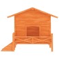 vidaXL Caseta para perros madera maciza de pino marrón 159x120x88,5 cm vidaXL Caseta para perros madera maciza de pino marrón 159x120x88,5 cm