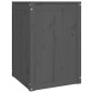 vidaXL Baúl para la colada madera maciza de pino gris 44x44x66 cm vidaXL Baúl para la colada madera maciza de pino gris 44x44x66 cm