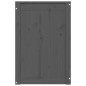 vidaXL Baúl para la colada madera maciza de pino gris 44x44x66 cm vidaXL Baúl para la colada madera maciza de pino gris 44x44x66 cm