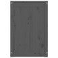vidaXL Baúl para la colada madera maciza de pino gris 44x44x66 cm vidaXL Baúl para la colada madera maciza de pino gris 44x44x66 cm