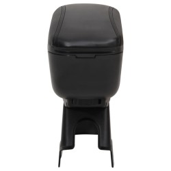 vidaXL Reposabrazos para coche ABS negro 13x31x(31-44) cm