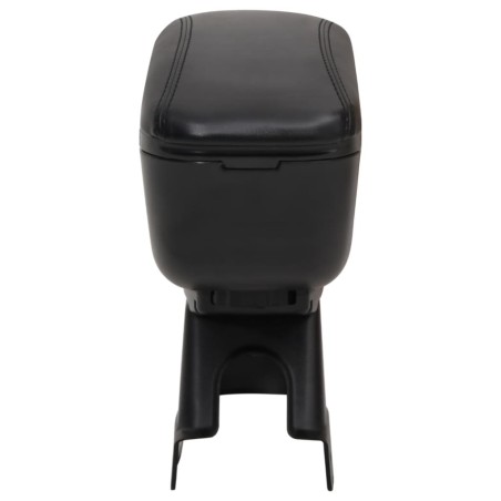 vidaXL Reposabrazos para coche ABS negro 13x31x(31-44) cm
