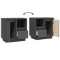 vidaXL Mesitas de noche 2 uds madera maciza pino gris 50x34x50 cm vidaXL Mesitas de noche 2 uds madera maciza pino gris 50x34x50 cm