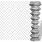 vidaXL Valla de alambre acero galvanizado plateado 15x0,8 m vidaXL Valla de alambre acero galvanizado plateado 15x0,8 m
