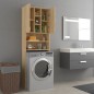vidaXL Armario de lavadora color roble Sonoma 64x25,5x190 cm vidaXL Armario de lavadora color roble Sonoma 64x25,5x190 cm