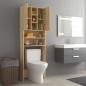 vidaXL Armario de lavadora color roble Sonoma 64x25,5x190 cm vidaXL Armario de lavadora color roble Sonoma 64x25,5x190 cm