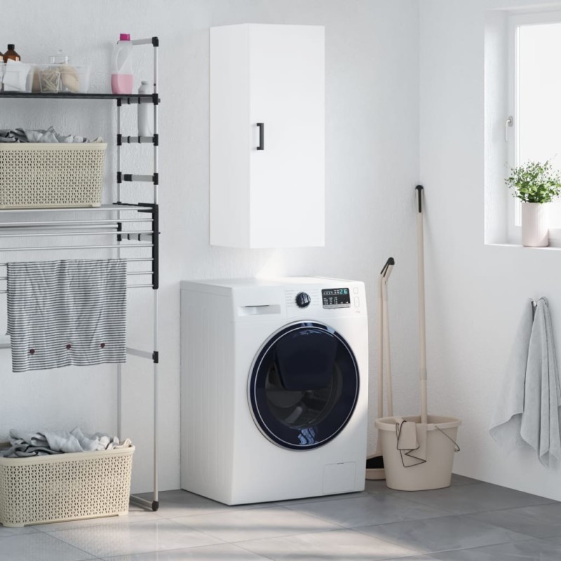 vidaXL Armario de pared blanco 34,5x34x90 cm vidaXL Armario de pared blanco 34,5x34x90 cm