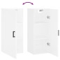 vidaXL Armario de pared blanco 34,5x34x90 cm vidaXL Armario de pared blanco 34,5x34x90 cm