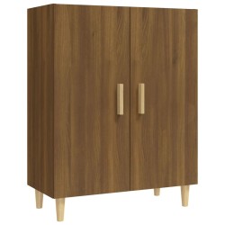 vidaXL Aparador madera contrachapada color marrón roble 70x34x90 cm