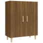 vidaXL Aparador madera contrachapada color marrón roble 70x34x90 cm vidaXL Aparador madera contrachapada color marrón roble 70x34x90 cm