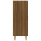 vidaXL Aparador madera contrachapada color marrón roble 70x34x90 cm vidaXL Aparador madera contrachapada color marrón roble 70x34x90 cm