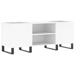 vidaXL Mueble para discos madera contrachapada blanco 121x38x48 cm
