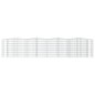 vidaXL Arriate de gaviones forma arco hierro galvanizado 400x50x100cm vidaXL Arriate de gaviones forma arco hierro galvanizado 400x50x100cm