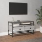 vidaXL Mueble para TV madera contrachapada gris Sonoma 80x35x45 cm