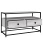 vidaXL Mueble para TV madera contrachapada gris Sonoma 80x35x45 cm