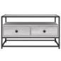 vidaXL Mueble para TV madera contrachapada gris Sonoma 80x35x45 cm