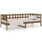 vidaXL Sofá cama de madera maciza de pino marrón miel 90x190 cm vidaXL Sofá cama de madera maciza de pino marrón miel 90x190 cm