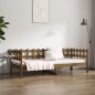 vidaXL Sofá cama de madera maciza de pino marrón miel 90x190 cm vidaXL Sofá cama de madera maciza de pino marrón miel 90x190 cm
