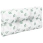 vidaXL Cojín para palés tela estampado de hojas 70x40x12 cm vidaXL Cojín para palés tela estampado de hojas 70x40x12 cm