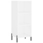 vidaXL Aparador de madera de ingeniería blanco 34,5x32,5x90 cm vidaXL Aparador de madera de ingeniería blanco 34,5x32,5x90 cm